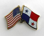 PANAMA UNITED STATES US COMBO NATIONAL FLAG LAPEL PIN BADGE 1 INCH - £4.49 GBP