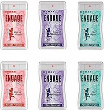 Engage Unisex Pockets Perfume, 18ml (Cool Aqua, Floral Fresh, Sweet Flower) 6... - $22.48