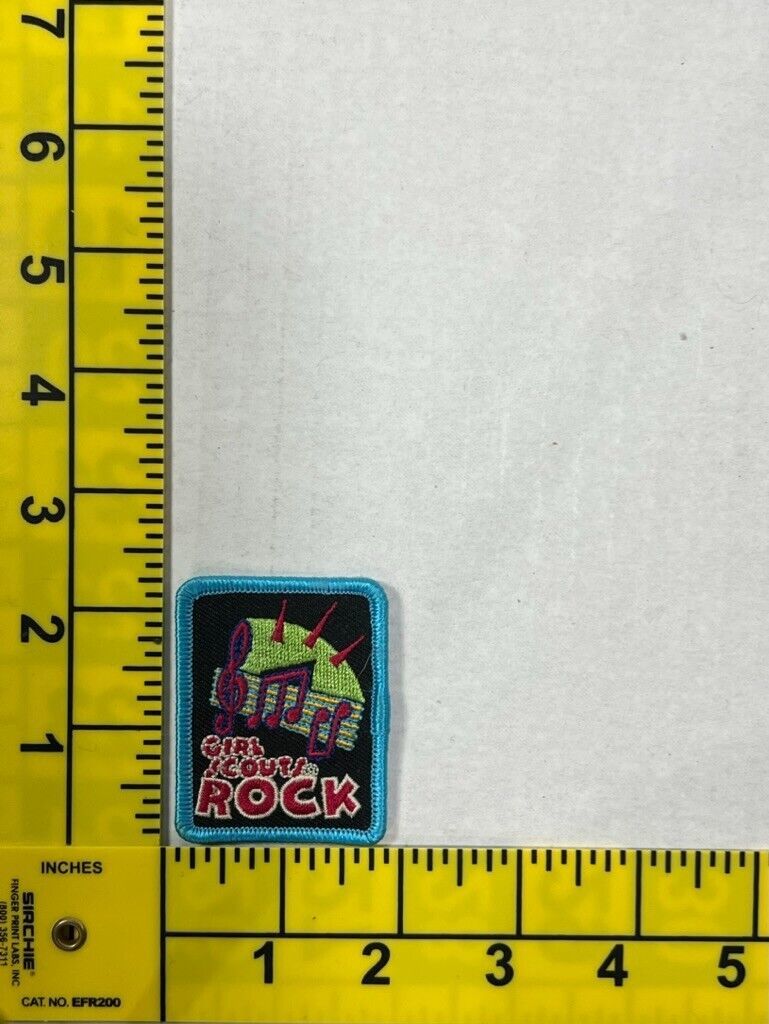 Girl Scouts Rock Note Music Patch GSA Patch - $9.90