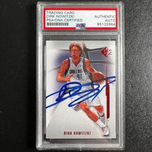 2008-09 NBA SP #65 Dirk Nowitzki Signed Card AUTO PSA/DNA Slabbed Mavericks - £119.74 GBP