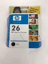 Genuine HP 26 Black Printer Ink Cartridge 51626A - OCT 2007 - Fast Free Shipping - £9.58 GBP