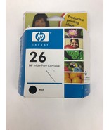 Genuine HP 26 Black Printer Ink Cartridge 51626A - OCT 2007 - Fast Free ... - $16.46 CAD