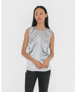 NWT Helmut Lang Silk Ruched Armhole Top Tank XS $320 - $123.09 CAD