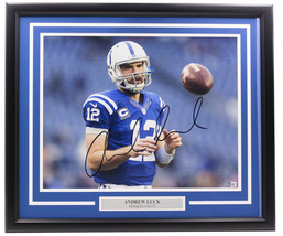 Andrew Luck Signed Framed 16x20 Indianapolis Colts Photo BAS - £205.25 GBP