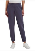 DKNY Womens Jogger Gray Grey Pockets Fleece Logo Sport Active Midweight - €37,69 EUR