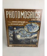 Robert Silvers Photomosaics 1000 PC Puzzle Van Gogh &quot;Starry Night&quot; Seale... - £18.87 GBP