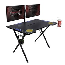 Atlantic Gaming Desk Viper 3000-45+ inches Wide, LED Illumination, Three USB 3.0 - £142.78 GBP