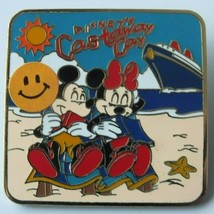 Disney Cruise Line Pin - Castaway Cay - Mickey &amp; Minnie Mouse - £10.11 GBP