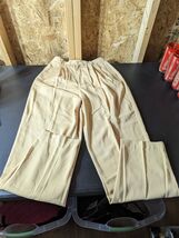 Preston and York ladies size 10 yellow polyester blend dress pants - $18.32