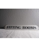 Antique Vintage Fitting Dressing Room plastic department store sign 18&#39;&#39;... - £34.99 GBP