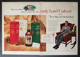 Vintage 1953 Lord Calvert Blended Whiskey Two Page Original Ad 723 - £5.44 GBP