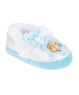 Disney Frozen Anna and Elsa Shimmer Faux Fur Slippers, Size S 5-6 - €8,14 EUR