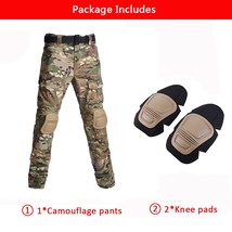  Pants Cargo Men Work Pants +Pad Men Hi Pants  Army US  Trousers t Clothes Comba - £103.11 GBP