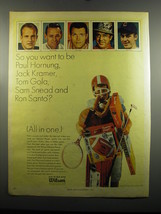 1966 Wilson Sports Gear Ad - So you want to be Paul Hornung, Jack Kramer - £14.85 GBP