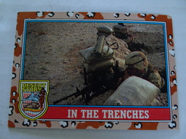 Desert Storm - Collector Card &quot;In the Trenches&quot; No. 169 Topps 1991 - £2.35 GBP