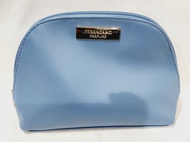 Ferragamo BLUE LEATHER MAKEUP TRAVEL BAG Turkish Airlines InterParfums I... - $24.00