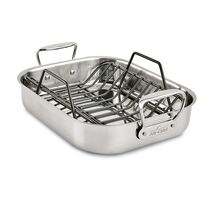 All-Clad Specialty Stainless Steel Large Roaster with Nonstick Rack 13x1... - €68,04 EUR+