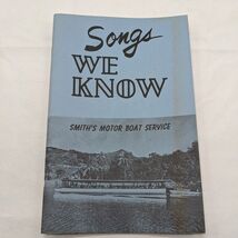 1960s Hawaiian Melodies Songs We Know Smith&#39;s Motor Boat Service Booklet - $15.72 CAD