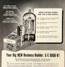 1960 General Electric Tubes G-E-6DQ6-B Advertisement Vintage TV Radio DW... - $19.99