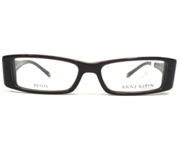 Anne Klein Eyeglasses Frames AK8064 160 Brown Rectangular Full Rim 48-14... - $51.28