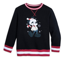 NWT Mickey Mouse Holiday Christmas Sweatshirt for Kids Sz XS 4 - £21.11 GBP