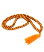 GENUINE FRAGRANT SANDALWOOD MALA Prayer Bead Necklace 10mm NEW Wood Natu... - €34,94 EUR