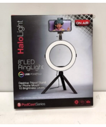 Tzumi 8&quot; Halo USB Ring Light w/ Desktop Tripod Stand &amp; Phone Mount 3-Lig... - £10.11 GBP