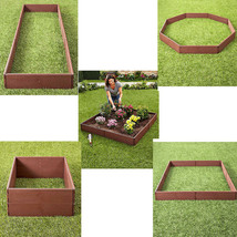 Raised Garden Bed Set Flower Vegetables Seeds Planter Kit Elevated Square Box - £31.52 GBP
