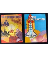  1987 Vintage Space Travel &amp; Great Inventions Coloring Books – Unused &amp; ... - $34.19 CAD