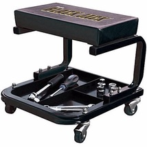 Rolling Creeper Seat Box Cabinet Tool Storage Garage Shop Potable Organi... - $79.00