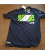 NICE NWT Men&#39;s Blue Seahawks Seattle New Era Official NFL T-Shirt sz- M Med - $20.77 CAD