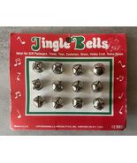 Vintage Christmas Jingle Bells NOS on Original Card 12 Bells Retro Craft... - $233.17 MXN