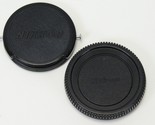 Nikon 52MM Front &amp; BF-1B Rear Lens Caps Plastic SET for Nikon AF 50mm F1... - £10.17 GBP