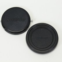 Nikon 52MM Front &amp; BF-1B Rear Lens Caps Plastic SET for Nikon AF 50mm F1.8D Lens - £10.17 GBP