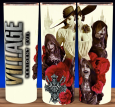 Resident Evil Village Lady Dimitrescu and Daughters Gamer Cup Mug Tumble... - $19.75