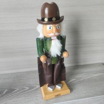 Nutcracker 14&quot; Cowboy Vintage 2005 Number Limited Editio Wood Western Christmas - £19.69 GBP