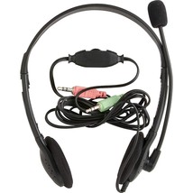 lightweight stereo headphones with mic - £20.77 GBP