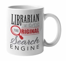 Make Your Mark Design Librarians Are The Original Search Engine Witty Coffee &amp; T - £15.86 GBP+