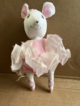 1989 Angelina Ballerina Plush Doll Mouse Jointed Katharine Holabirds Helen Craig - £18.11 GBP