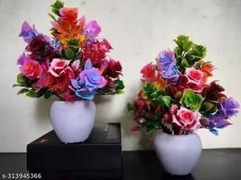Fancy and Unique Artificial Flowers for Home Office Kitchen Decor Combo pack aa - £16.66 GBP