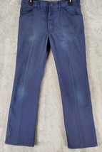 Dickies Pants Mens 33 x 30 Navy Blue Distressed Grunge Work Vintage Red Label - £43.60 GBP