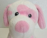 Ty Pluffies Baby Pups Pink 9” Sewn Eyes Puppy Dog 2016 Dalmation White P... - £34.91 GBP