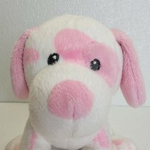 Ty Pluffies Baby Pups Pink 9” Sewn Eyes Puppy Dog 2016 Dalmation White P... - $43.55