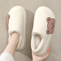 Women&#39;s Slippers Kawaii Shoes Fashion Flats Waterproof Winter Fluffy Home Casual - £38.70 GBP