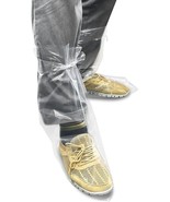 500x Clear Waterproof Disposable Shoe Covers Overshoes Protector XL /w Ties - £97.39 GBP