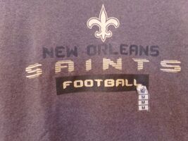  Authentic NEW ORLEANS SAINTS Majestic Tee Shirt NFL Apparel (M) NWT Ret... - $8.66