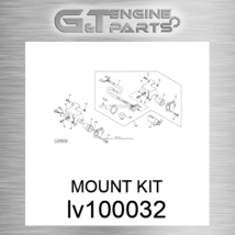 LV100032 MOUNT KIT fits JOHN DEERE (New OEM) - £77.18 GBP