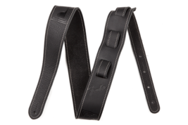 Fender® Monogram Leather Strap, Black - £39.95 GBP