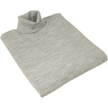 Men PRINCELY Turtle neck Sweater From Turkey Merino Wool 1011-80 Silver image 6