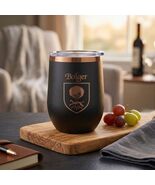 Bolger Irish Coat of Arms Stemless Wine Travel Tumbler - $27.44